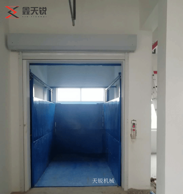 广西上货专用导轨式升降货梯